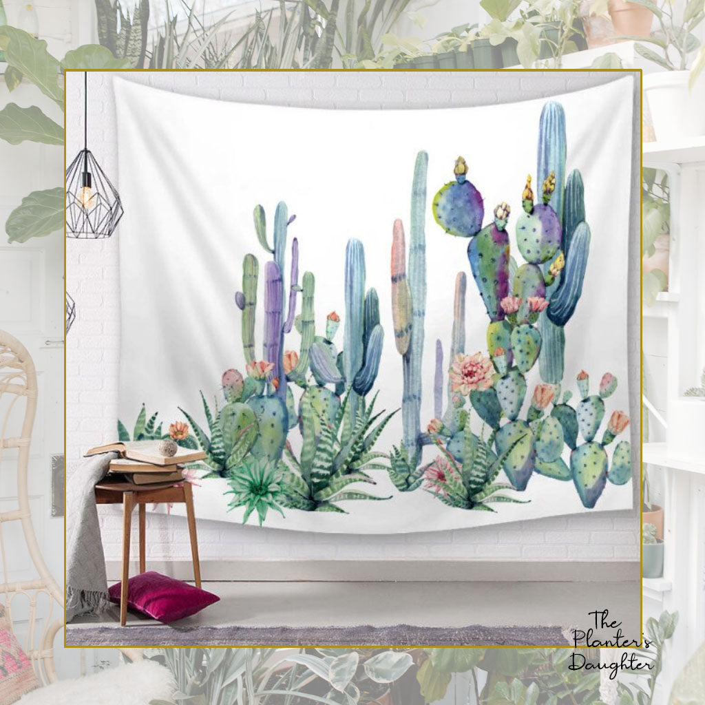 Fabric Deco Tapestry Cactus