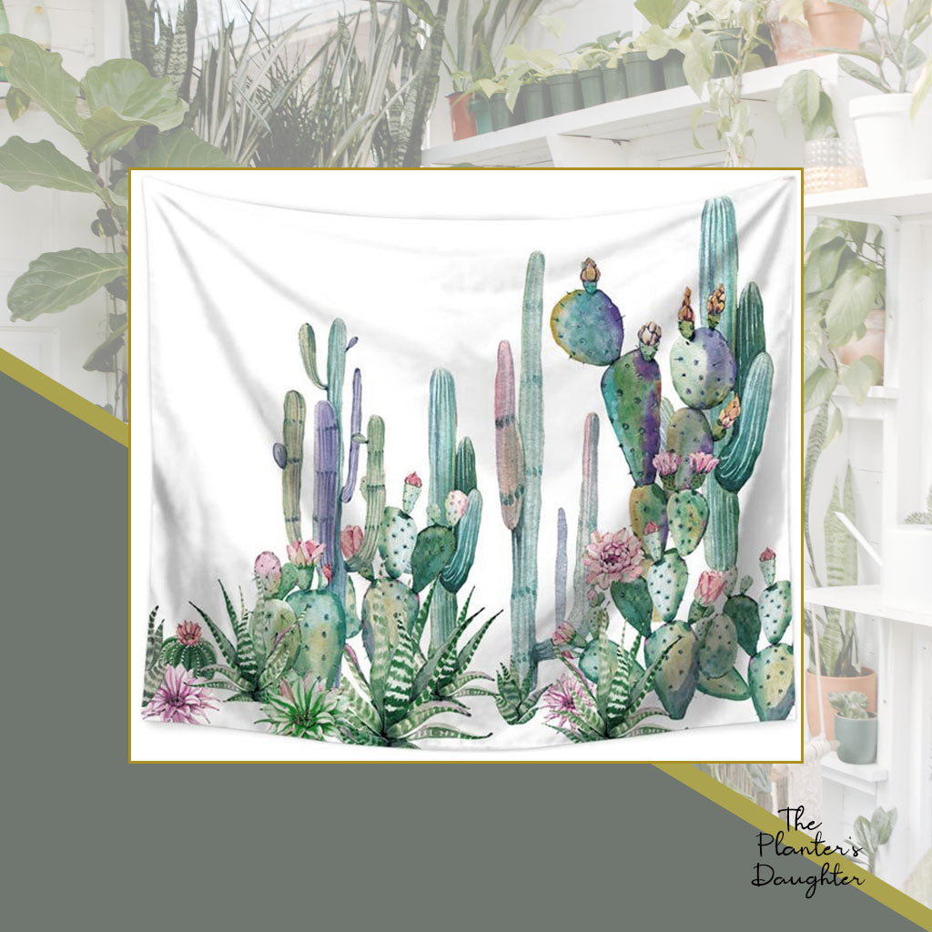 Fabric Deco Tapestry Cactus